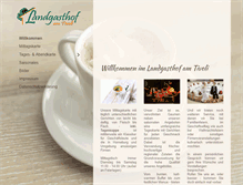 Tablet Screenshot of landgasthof-tivoli.de